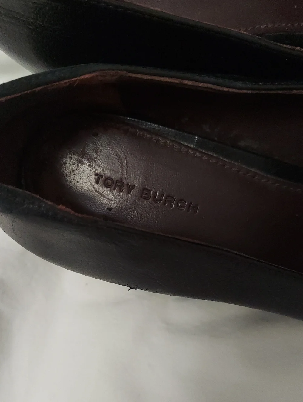 Tory Burch Perrine Black Leather Bit Loafers Womens 10 MSRP $399